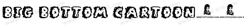 big bottom cartoon字体转换